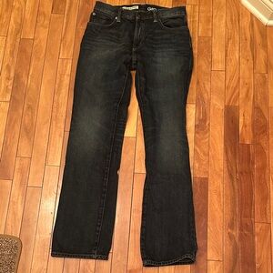 GAP Mens Dark Blue Straight Leg Jeans